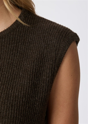 Everest knit vest Brown Neo Noir 